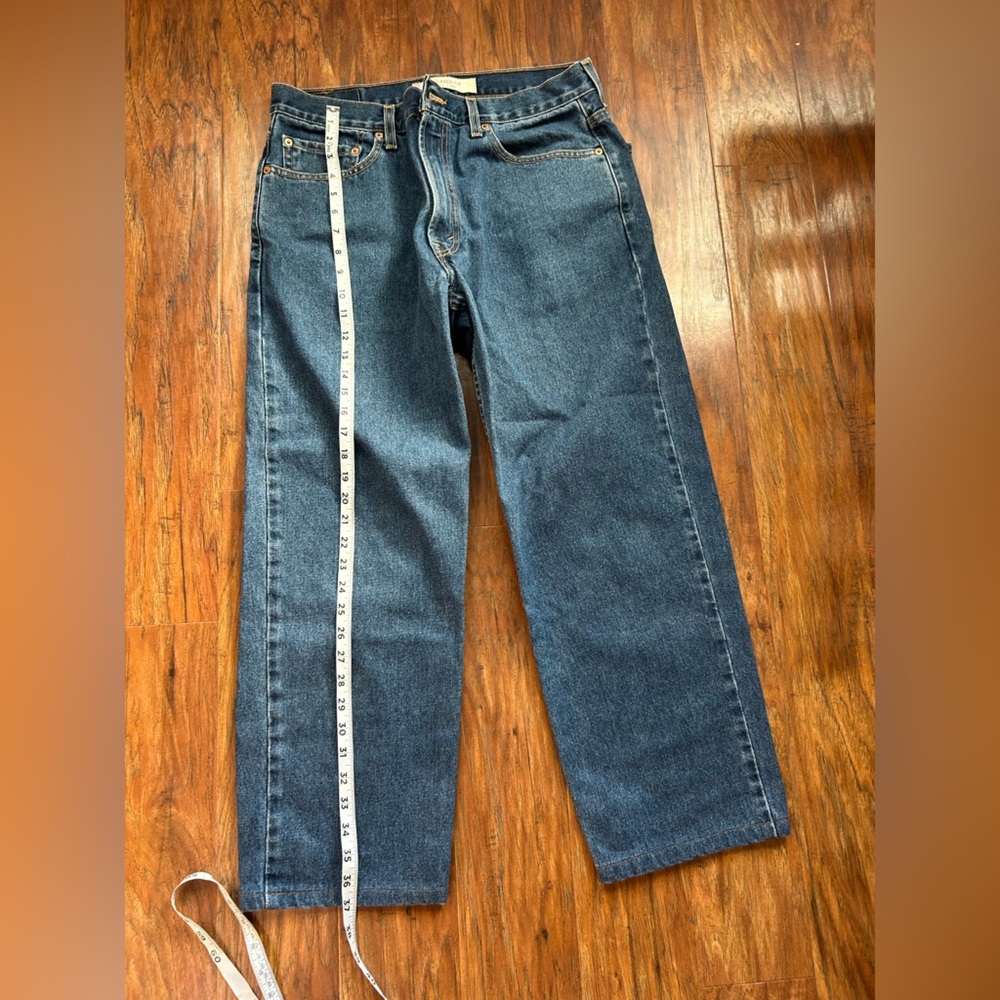 Levi’s 505 Relaxed Straight Leg Jeans Men’s 34x30 with pockets zipper closure - Picture 7 of 11
